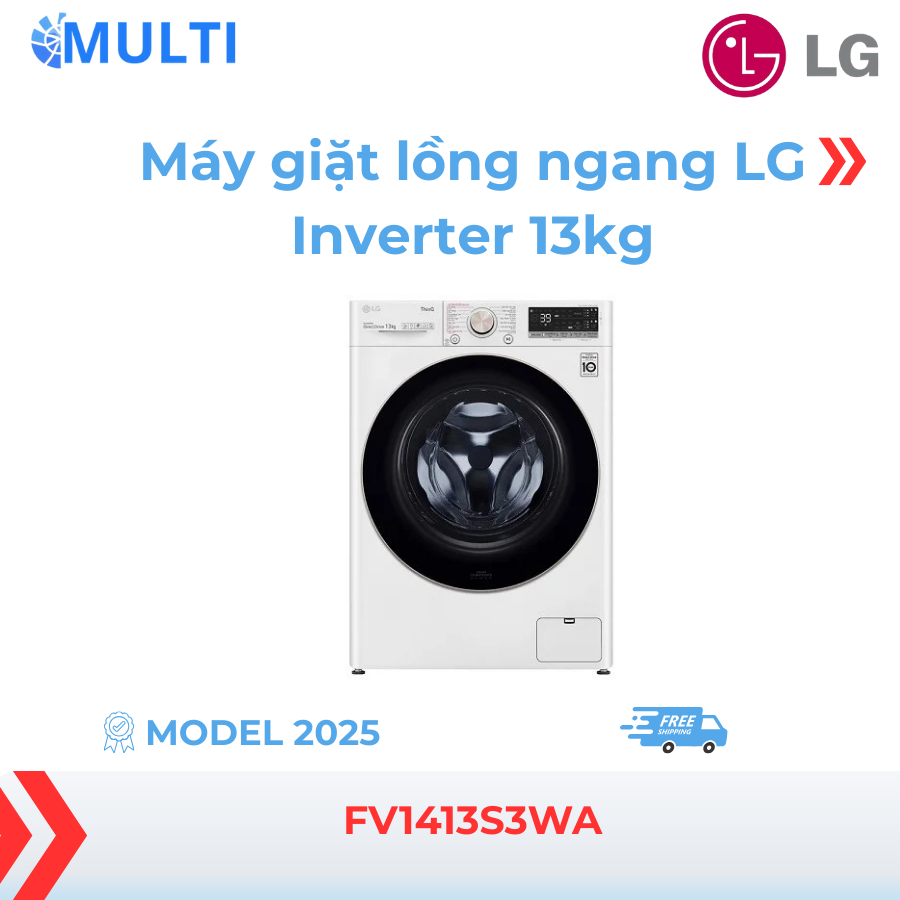 Máy giặt lồng ngang LG Inverter 13kg