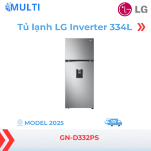 Tủ lạnh LG Inverter 334L GN-D332PS